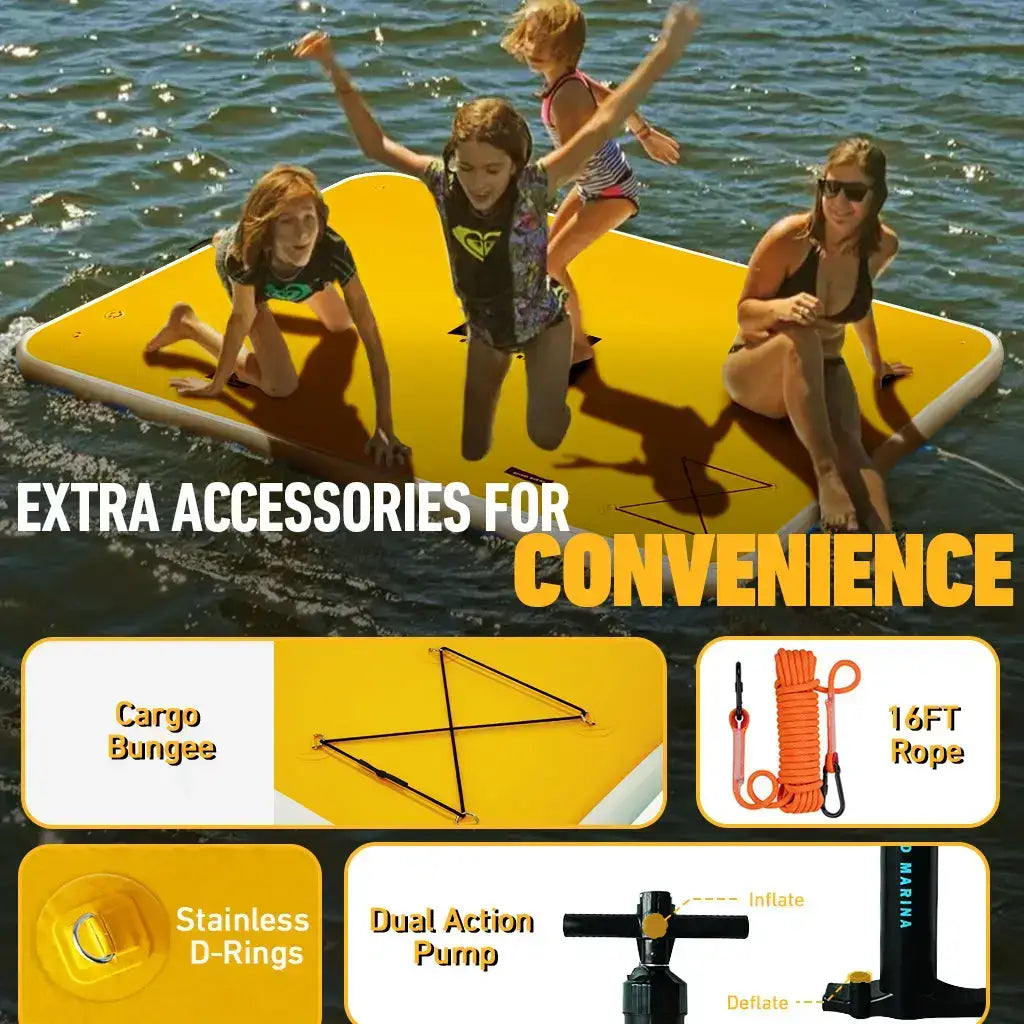 Inflatable Floating Platform